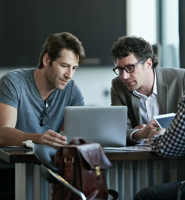 WebMosaic Ventures team and client discussion