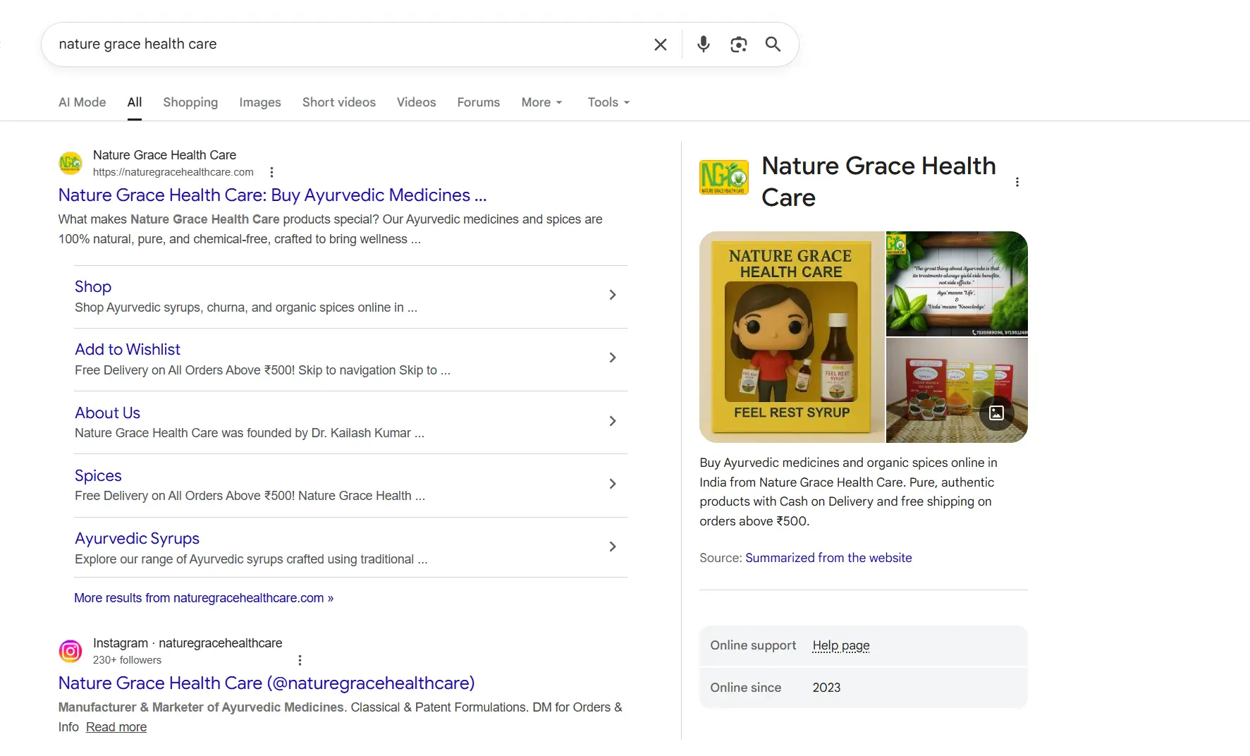 Nature Grace Health Care
